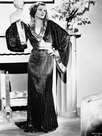 Myrna Loy Posed in Bathrobe Photo by  Movie Star News