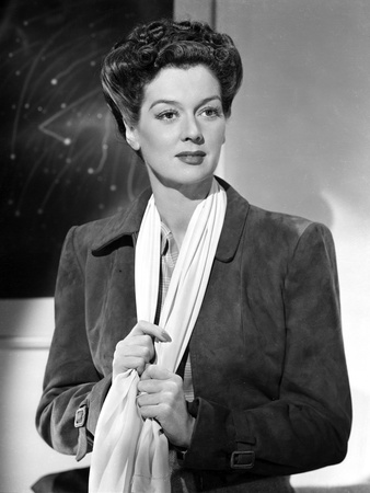 Rosalind Russell Posed with Scarf Around her Neck Photo by  Movie Star News