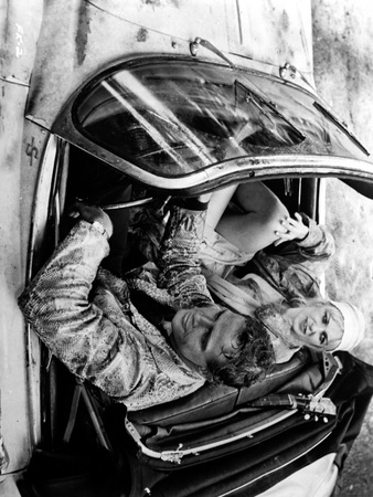 Marlon Brando Riding in a Classic Car- Photograph Print Photo by  Movie Star News