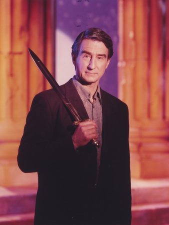 Sam Waterston Portrait in Black Coat Photo by  Movie Star News