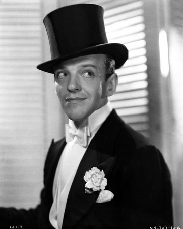 Fred Astaire smiling in Top Hat and White Tie Photo by E Bachrach