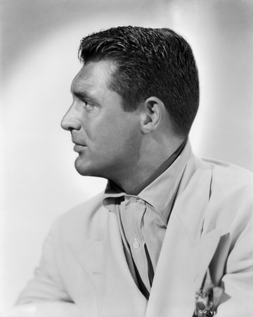 Cary Grant side portrait with jacket and button up shirt - Photograp... Photo by E Bachrach