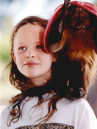 Thora Birch Posed with Bird Portrait Photo by  Movie Star News