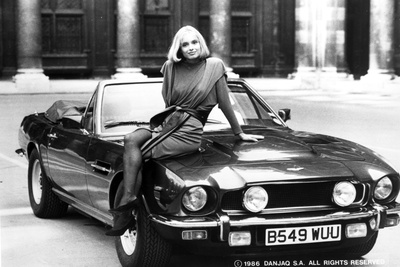 Maryam D'abo Seated in Classic Photo by  Movie Star News