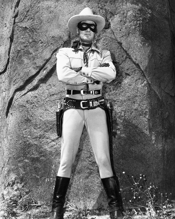 Clayton Moore Posed in Lone Ranger Attire- Photograph Print Photo by  Movie Star News