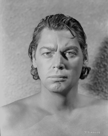 Johnny Weissmuller Making a Straight Face in Front of the Camera in a Portrait Photo by  Movie Star News