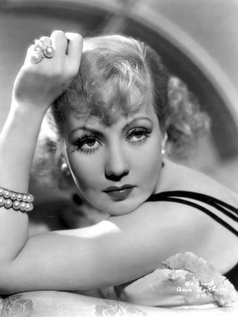 Ann Sothern Looking and Facing at the Camera, wearing a Beaded Bracelet Photo by  Movie Star News