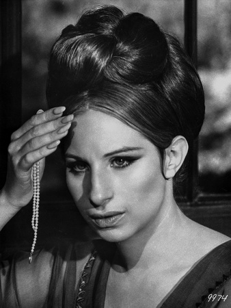 Barbra Streisand Close Up Portrait With Pearl Necklace Photo by  Movie Star News