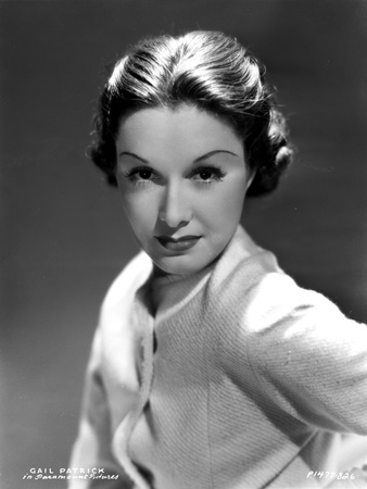 Gail Patrick on a Long Sleeve Top sitting Portrait Photo by  Movie Star News