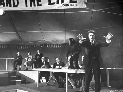Elmer Gantry Group Posed Scene in Black and White Photo by  Movie Star News