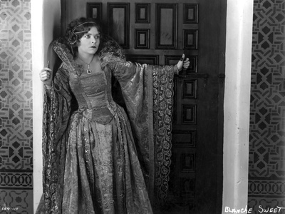 Blanch Sweet Leaning on Door wearing Elegant Gown Portrait Photo by  Movie Star News