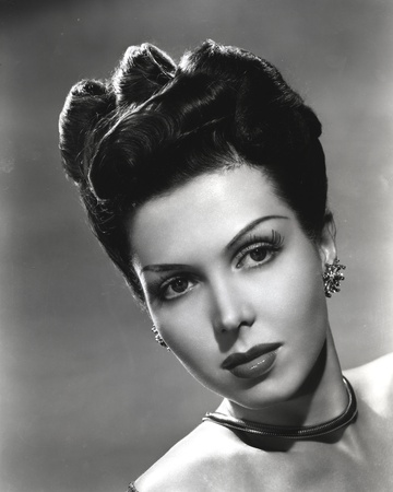 Ann Miller wearing Earrings in a Classic Portrait Photo by  Movie Star News