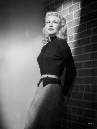 Ginger Rogers wearing Black Dress Side View Angle Photo by Bert Six