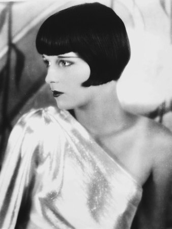 Louise Brooks Looking Away in Glossy Dress Portrait Photo by  Movie Star News