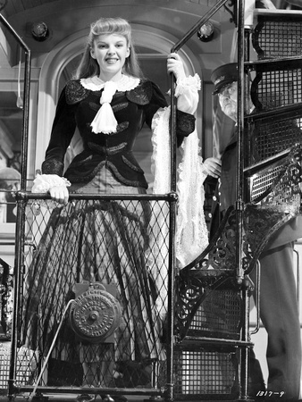 Judy Garland wearing a Black Dress in a Movie Scene Photo by  Movie Star News