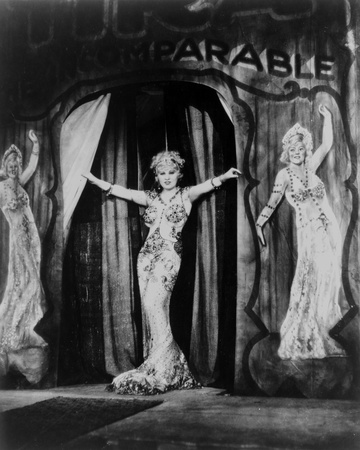 Mae West Performing in Floral Gown with Performers Photo by  Movie Star News