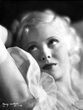 Mary Carlisle Close Up Portrait Lying on Bed Photo by  Movie Star News