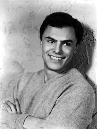 John Saxon sitting on Net With Arm's Cross Photo by  Movie Star News