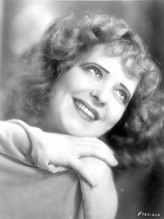 Clara Bow Looking Up in Close Up Portrait Photo by  Movie Star News