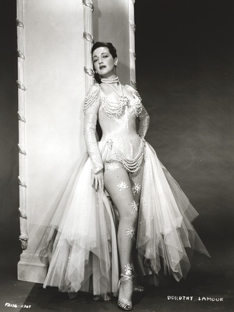 Dorothy Lamour Posed in Classic with Gown Photo by  Movie Star News