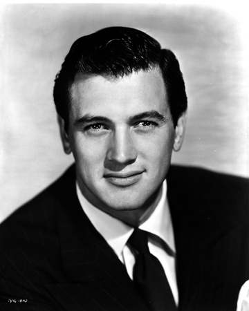 Rock Hudson Posed in Black Suite Portrait Photo by  Movie Star News