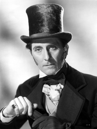 Peter Cushing Posed in Black Suit With Hat Photo by  Movie Star News