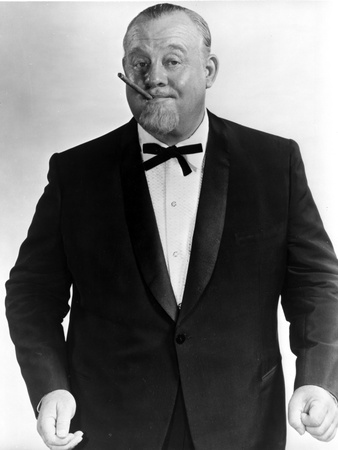 Burl Ives Posed in Black Suit Photo by  Movie Star News