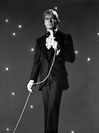 John Denver in Black Suit Photo by  Movie Star News