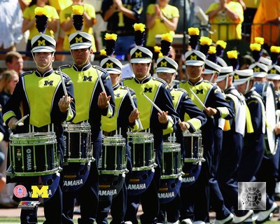 University of Michigan Wolverines Drummers Photo