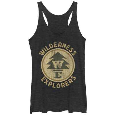 Juniors Tank Top: Pixar: Up- Wilderness Explorer Logo Tank Top