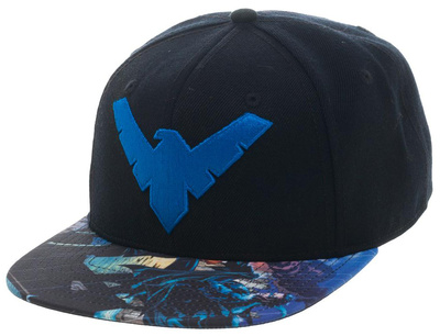 Nightwing- Action Bill Logo Snapback Hat