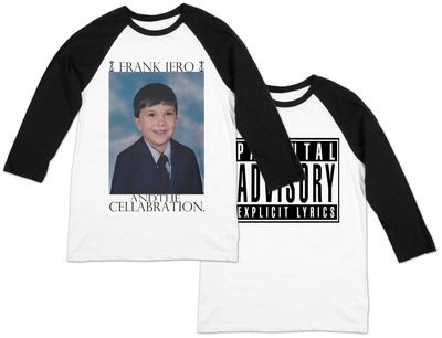 Frank Iero- 1st Grade Portrait Raglan (Front/Back) T-shirts