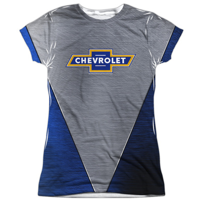 Juniors: Chevrolet- Shiny Andonized Logo Shirts