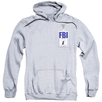 Hoodie: X Files- Mulder Agency Badge Pullover Hoodie