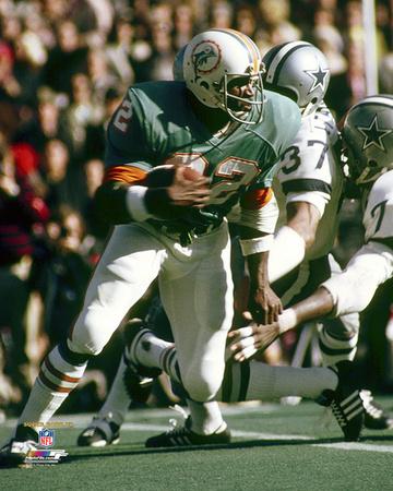 Mercury Morris Super Bowl VI Action Photo