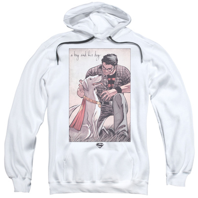 Hoodie: Superman- A Boy And His Dog Pullover Hoodie