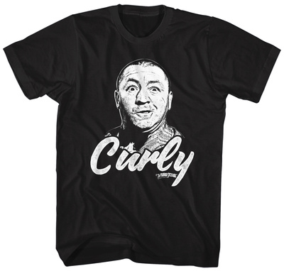 The Three Stooges- Curly Smirk T-Shirt