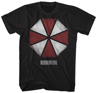 Resident Evil- Distressed Umbrella Logo T-shirts