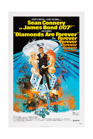 Diamonds are Forever, Sean Connery, 1971 Giclee Print