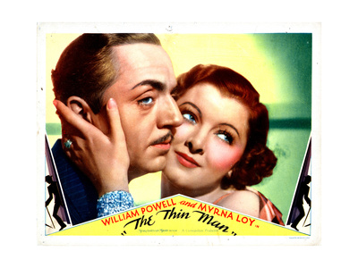 The Thin Man, from Left, William Powell, Myrna Loy, 1934 Giclee Print