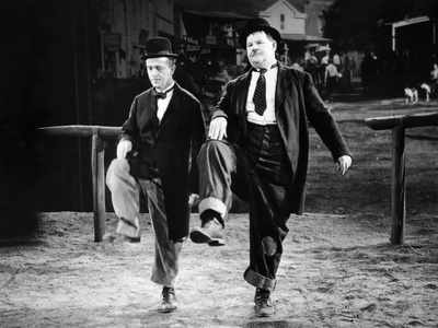 Way Out West, Stan Laurel, Oliver Hardy, 1937 Photo