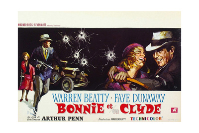 Bonnie and Clyde, (AKA Bonnie Et Clyde), 1967 Giclee Print