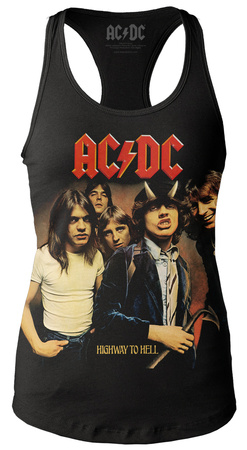 Juniors Tank Top: AC/DC- Highway To Hell Cover T-Shirt