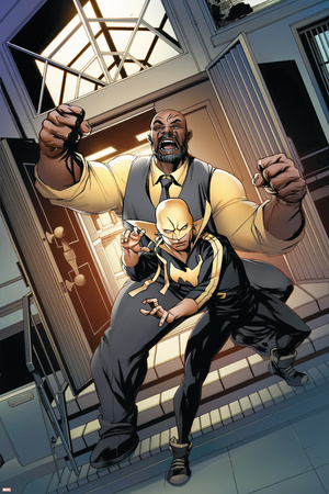 Marvel Knights Cover Art Featuring: Luke Cage, Iron Fist Prints