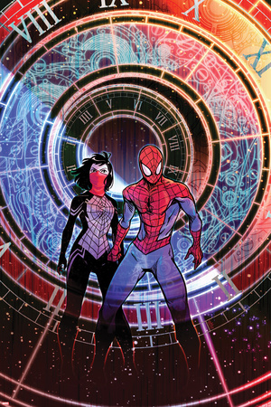 Amazing Spider-Man & Silk: The Spider(Fly) Effect No. 2 Cover Art Featuring: Silk, Spider-Man Print by Stacey Lee