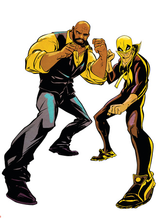 Marvel Knights Panel Featuring: Luke Cage, Iron Fist Poster
