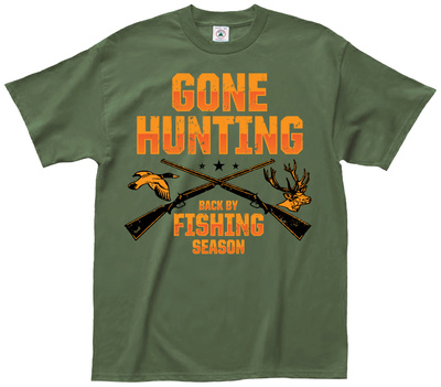 Gone Hunting T-shirts