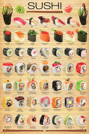 Sushi Collage Prints