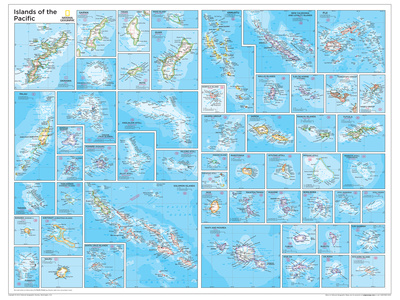 2014 Islands of the Pacific - National Geographic Atlas of the World, 10th Edition Posters by  National Geographic Maps