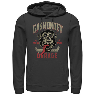 Hoodie: Gas Monkey- Framed Pullover Hoodie